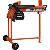 cortadora de troncos de madera hidráulica eléctrica cortador de 3 hp 7 toneladas con el soporte y doublade